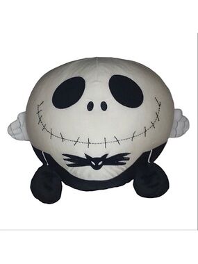 Disney Black & White Jack Skellington Plush Cushion beanbag